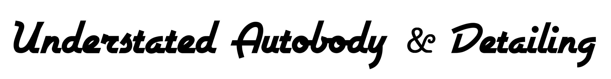 Understated Auto Body and Detail Logo for Understated Autobody & Detailing in Northbrook IL